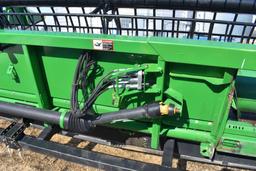 2013 John Deere 630F HydraFlex Bean Platform, Crary Air Reel, 30', Single Point Hookup, Full Finger