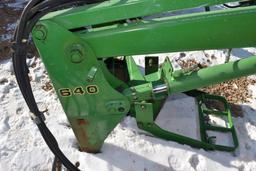 John Deere 640SL Hydraulic Loader, 79" Quick Attach Bucket, With Loader Mounts Off Of