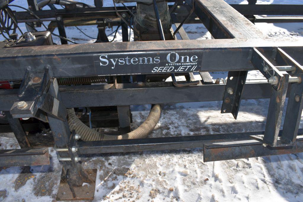 Yetter Systems One Seed Jet II Pro Seed Box Tender, 4 Box System, Trailer Deck Mount,