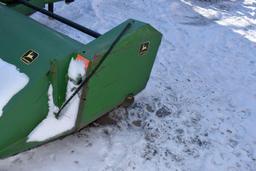 John Deere 27 Stalk Chopper, 15', 1 3/8" 1000PTO, 4 Wheel Transport, Hydraulic Lift, Like