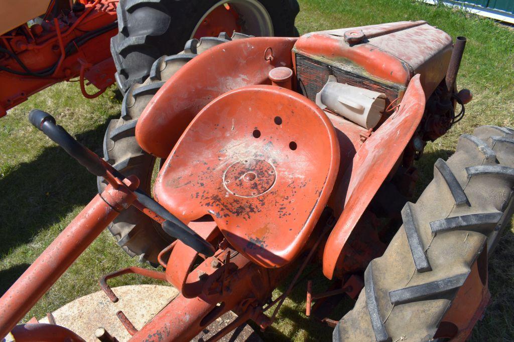 Allis Chalmers G Tractor with Belly Mower 48", 7.2x30 Tires, SN: G5435
