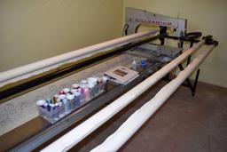 Millennium APQS Laser Quilting Machine, 10' bed, laser light, stitch regulator, 15 pantograph