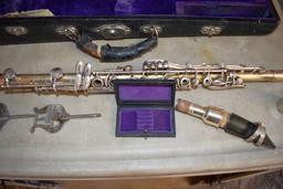 Cleveland Clarinet With Case, 2 music holders, & Reed Case