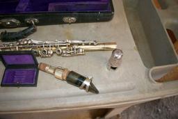 Cleveland Clarinet With Case, 2 music holders, & Reed Case