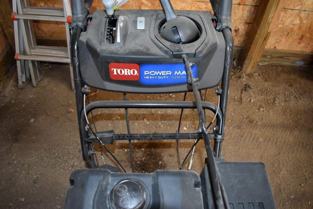 Toro Power 302CC Max Heavy Duty 1028 OHXE Snow Blower, 26",Like New