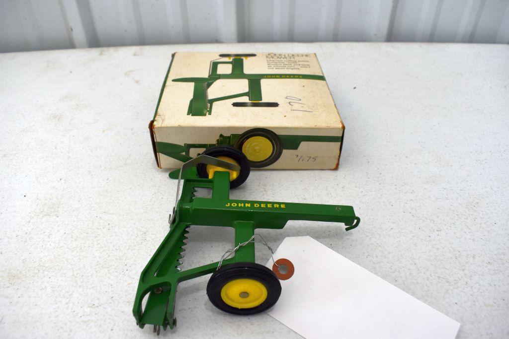 Original Ice Cream Box Ertl John Deere Mower, Box in good condition with some wear