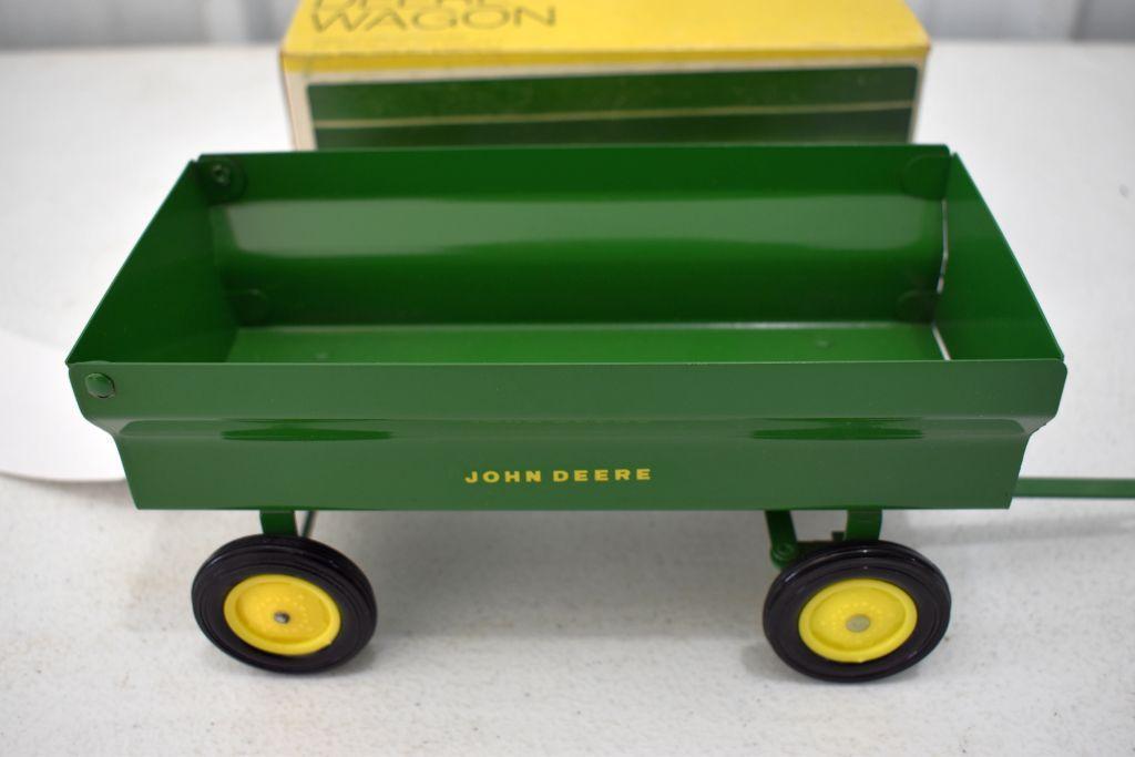 Original Ice Cream Box Ertl John Deere Wagon, Box in good condition with some wear