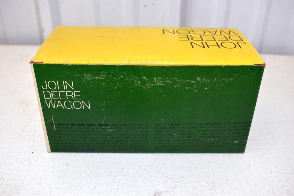 Original Ice Cream Box Ertl John Deere Wagon, Box in good condition with some wear