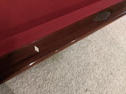 Vintage Brunswick-Balke-Collender Billiards Pool Table, Wellington and Coreno Model,