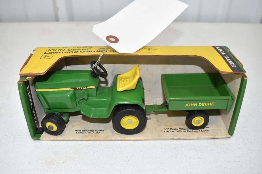 Ertl Blue Print Replica John Deere Lawn and Garden Set 1/16 scale with box