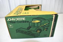 Ertl Blue Print Replica John Deere Titan Combine with box