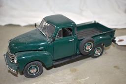 Danbury Mint 1953 Chevy Pickup, Wheel needs reglueing, no box