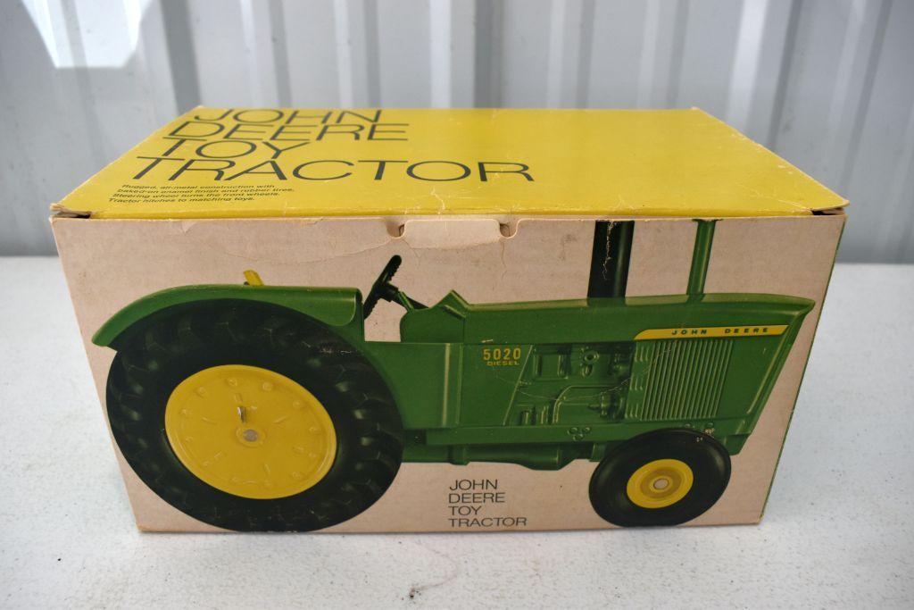 Ertl John Deere Original Ice Cream Box 5020 Tractor, Box In Good Condition Shows Wear