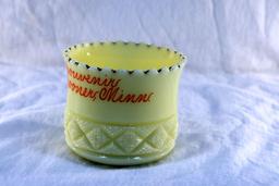 Custard glass from Spooner MN