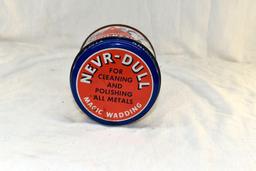 Nevr-Dull Magic wadding polish tin with cover