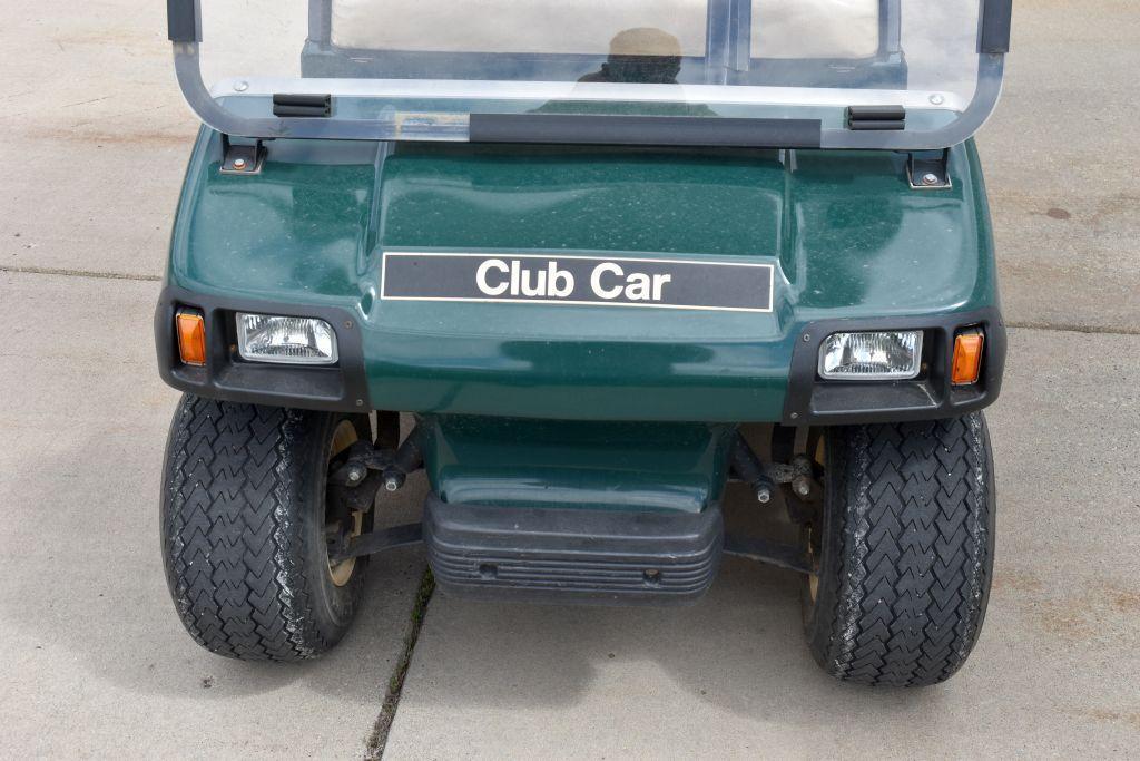 2009 Club Car 48 Ingersall Rand Golf Cart, Canopy, Full Windshield, Lights, 2 Seats, Gas Engine