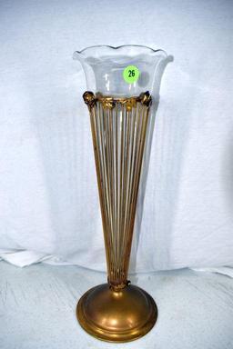 Metal based 16' vase