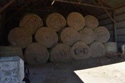 (266) Round Bales of Bean Stalk, 5x6 bale, always under cover, selling 266 x $