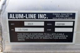 Aluma-Lite Popper Slide-In Calf Hauling Crate, 95" x 47"