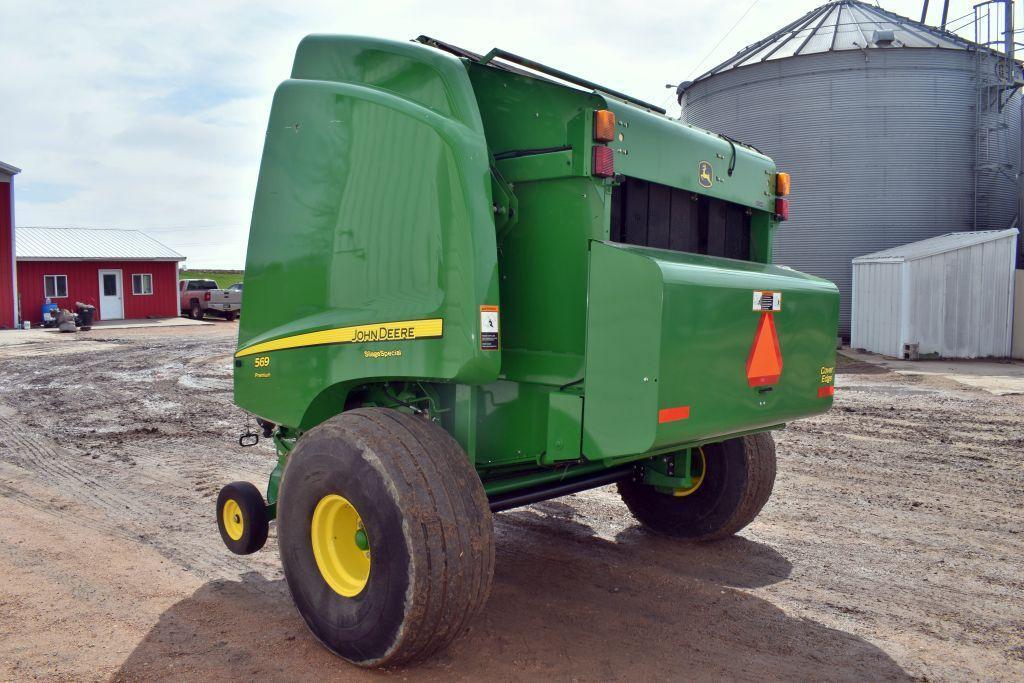 John Deere 569 Premium Round Baler, Silage Special, Cover Edge, 5x6 Bale, 1000PTO,