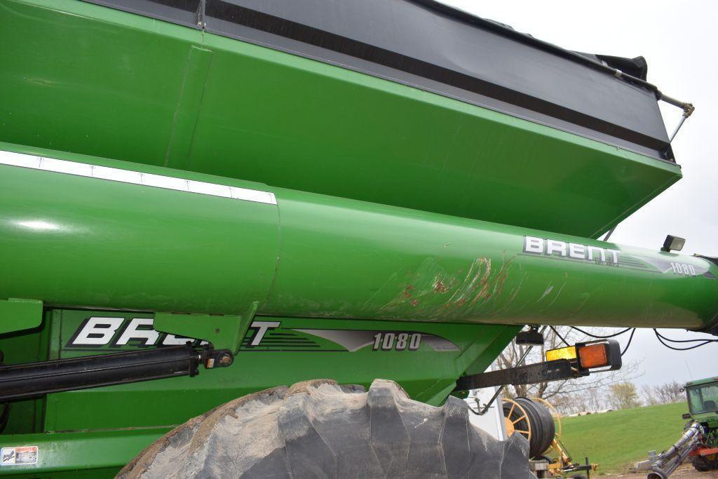 Brent 1080 Grain Cart, 20" Auger, Roll Tarp, Scale, Trelleborg 900/60R32, Hyd. Spout, 1000PTO