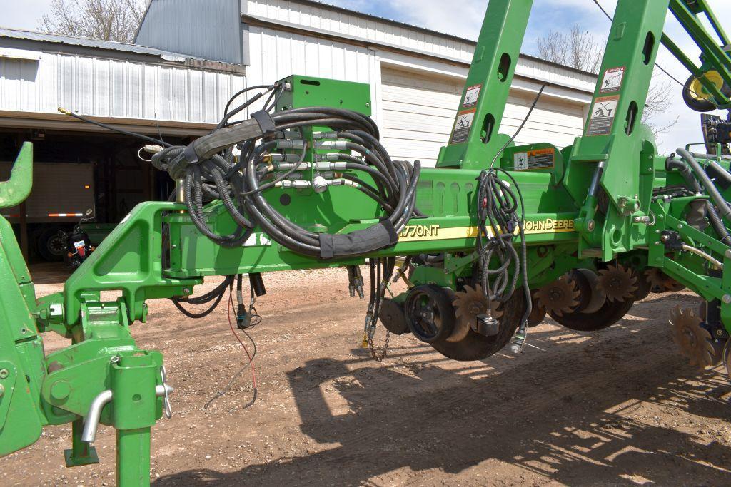 2012 John Deere 1770NT CCS Planter, 24 Row 30", Electric Row Shutoffs, Vacuum, Air Down