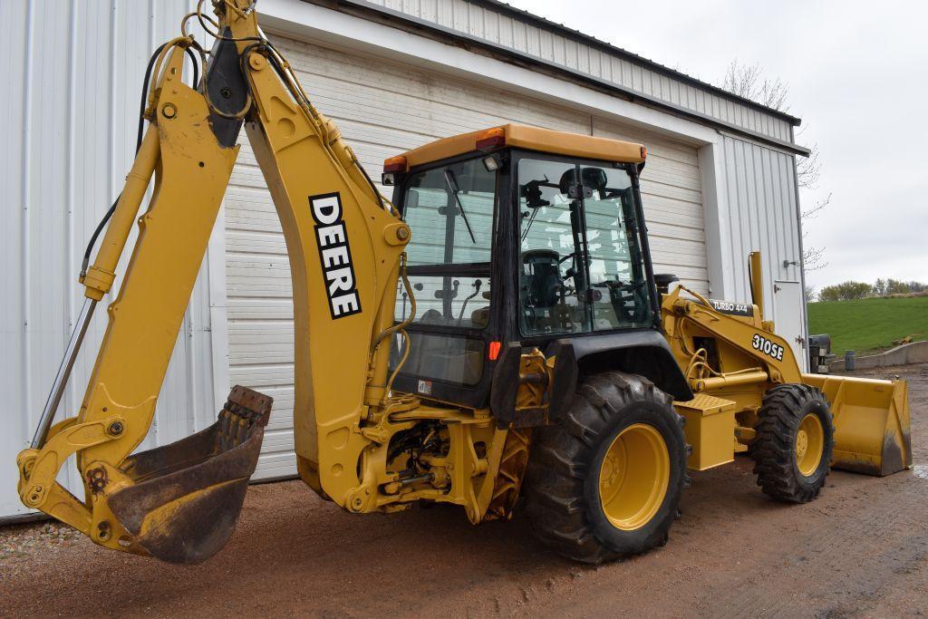 John Deere 310SE Rubber Tire Backhoe Loader, 4x4, Turbo, Extenda Hoe, 6903 Hours,