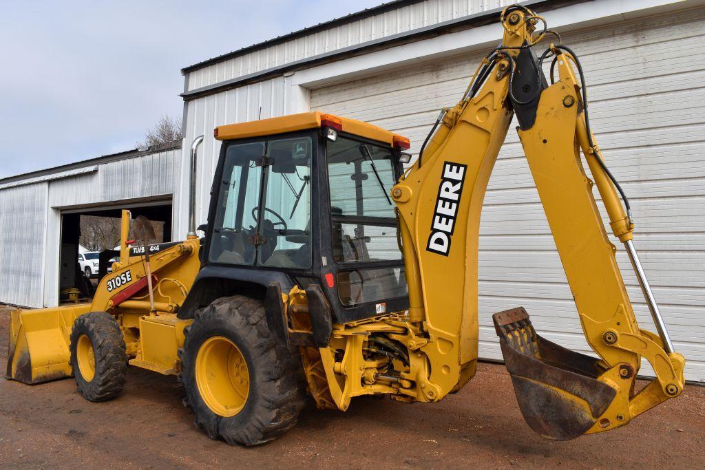 John Deere 310SE Rubber Tire Backhoe Loader, 4x4, Turbo, Extenda Hoe, 6903 Hours,