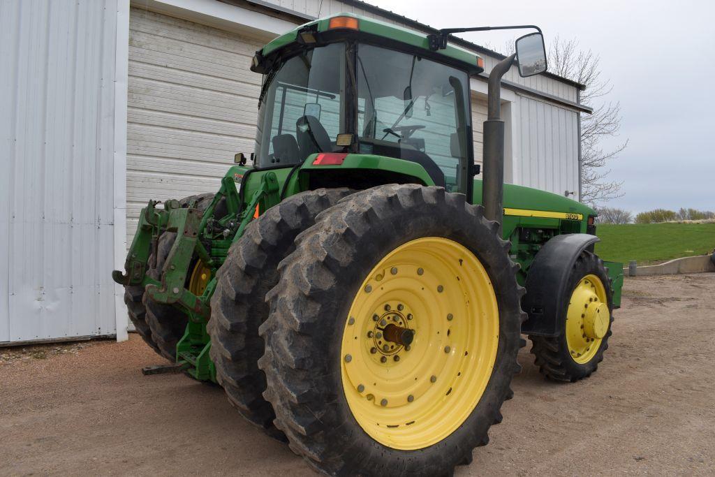 1996 John Deere 8100 MFWD Tractor, 10260 Hours, 420/80R46 Rear Duals, 320/85R34 Front Tires