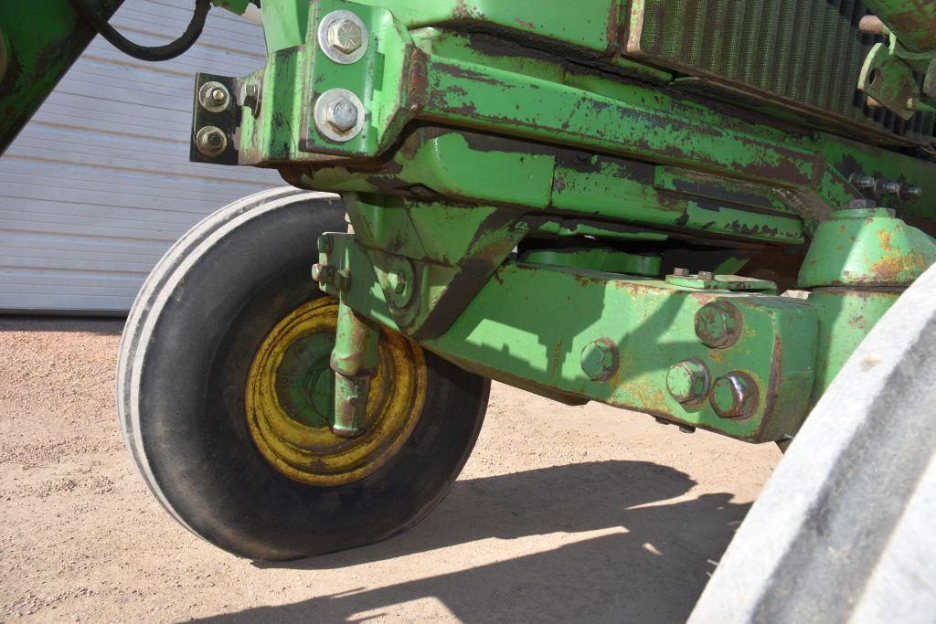 John Deere 4630 2WD Tractor With John Deere 148 Joystick Loader, 96" Bucket, 11663 Hours,