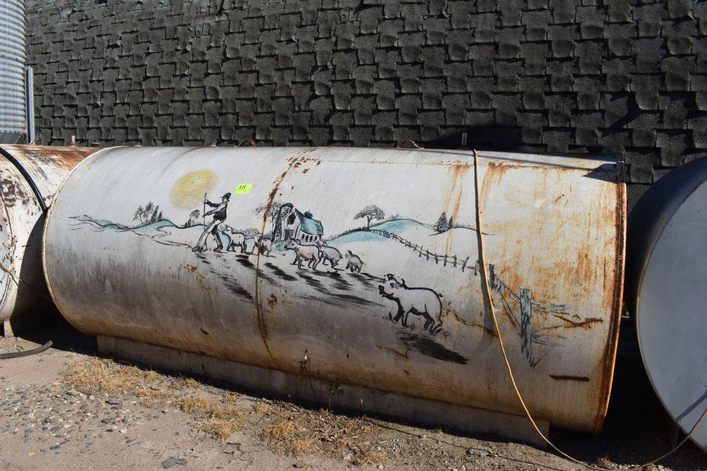 2000 Gallon Horizontal Fuel Tank, No Pump