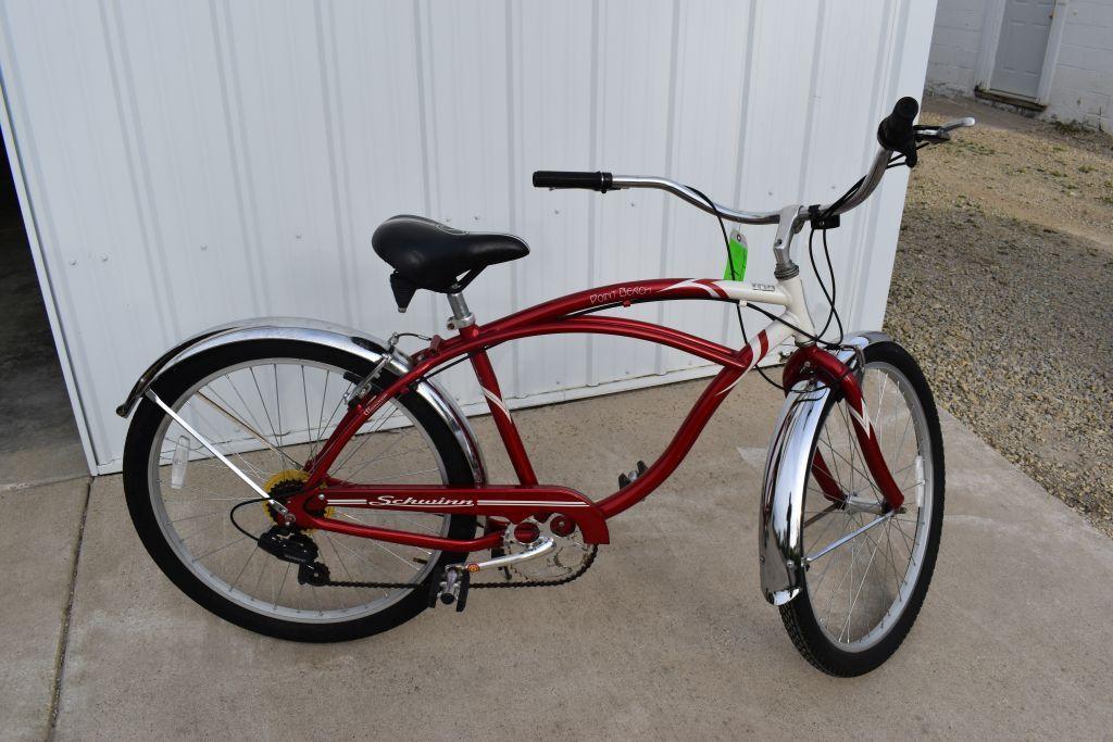 Schwinn Point Beach Bike, 26" Tires, Alumium Tubing, 7 speed