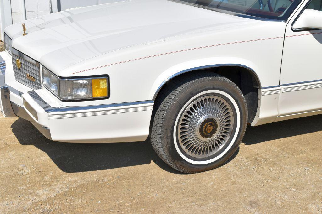1989 Cadillac Coupe Deville, White On White, V8, Auto, Full Power, 124,304 Actual Miles
