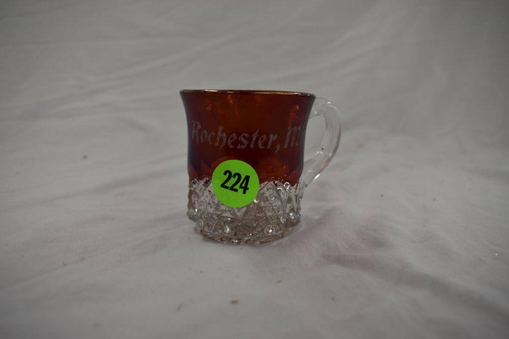 Rochester Mn Ruby Flash Tea Cup