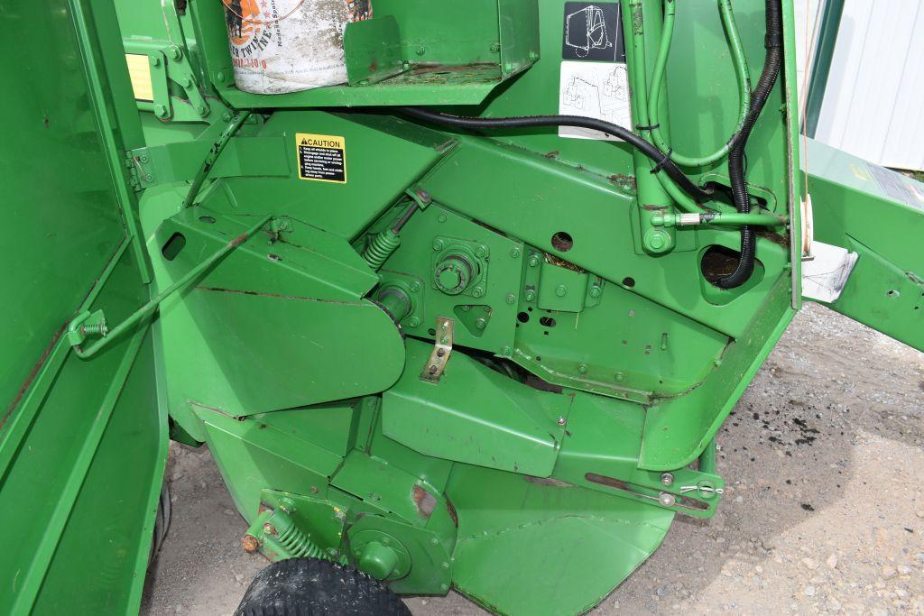 John Deere 466 Round Baler, Monitor, Net Or Twine Wrap, 4x6 Bale, 13286 Bales,