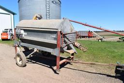 Hutchinson C-1600 Grain Screener, 36" Drum, 1hp Drum Motor, 2hp Fill Auger Motor