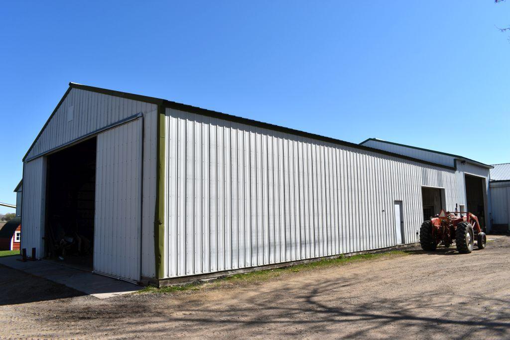 Machine Pole Shed 40' x 100' x 14', Which Includes 40' x 35' x 14' Heated Shop Area,