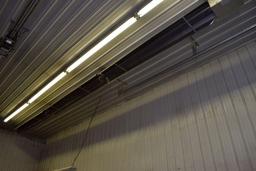 Reznor 30' Tube Heater, Natural Gas, East Side, buyer has to remove heaters from ceiling