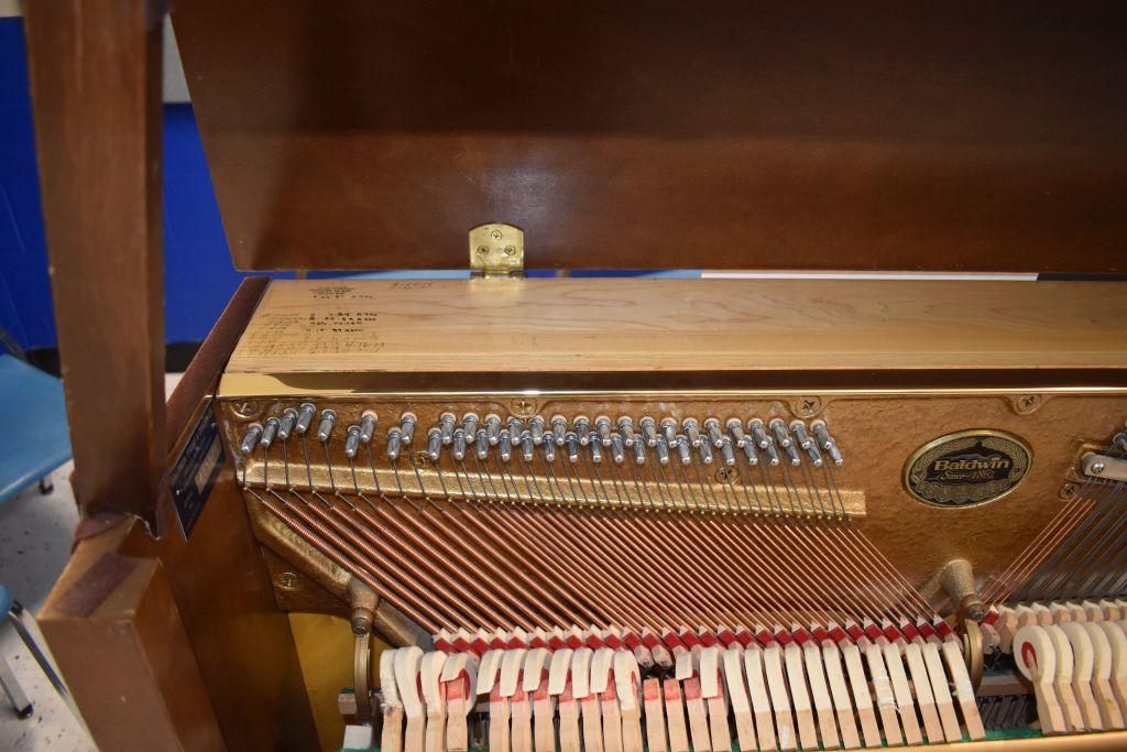 Baldwin Piano, 26" wide x 57 1/2" long x 44 3/4 high, needs new hammers