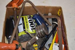 Assortment Of Drill Bits, Saws & Wrenches