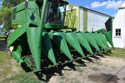 2005 John Deere 893 Corn Head, 8 Row 30", Hydraulic Deck Plates, Stubble Lights, Dual PTO, Poly