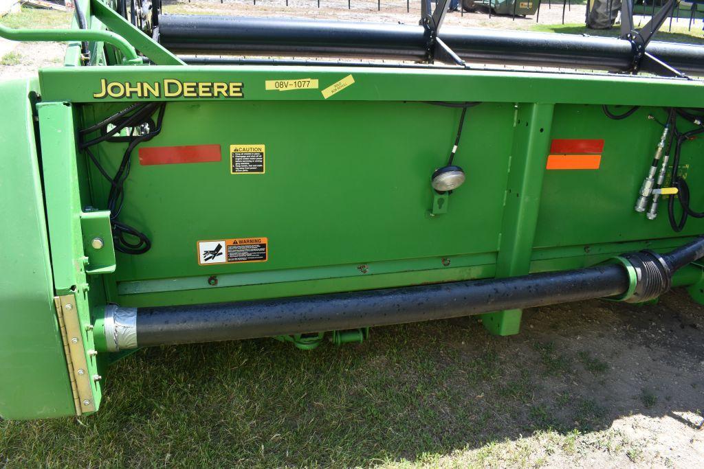 2004 John Deere 625F HydraFlex Bean Head, 25', Full Finger, Stubble Lights, 3" Cut, SN: