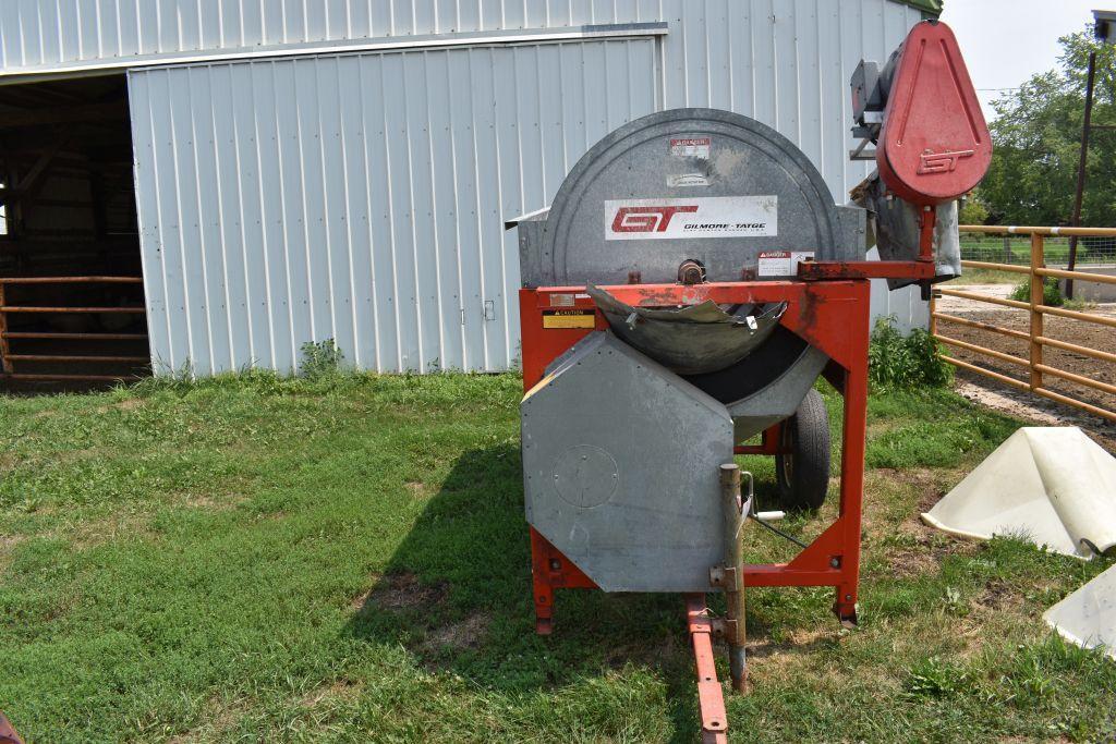 Gilmore-Tatge FC1580 Roto Grain Screener 36" Drum w/8" Auger, 1.5HP Motor