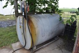 550 Gallon Diesel Fuel Tank With Gasboy Electric Pump