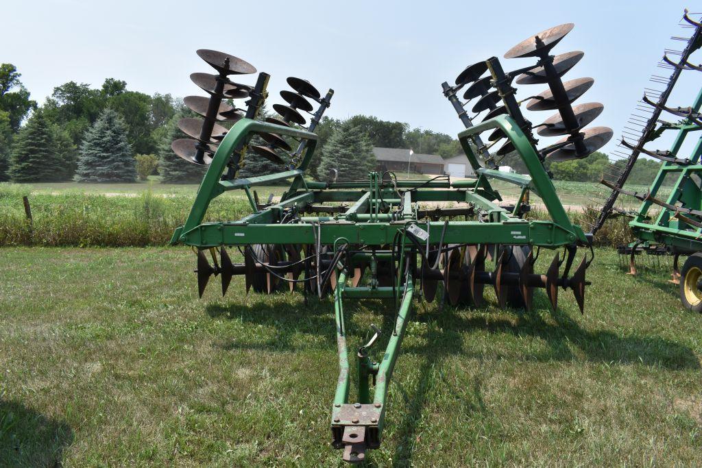 John Deere 230 Tandem Disk, 20', Cone Blades, Scrapers