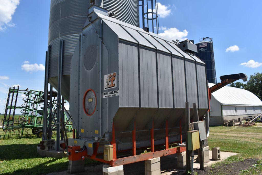 Farm Fans CF-AB270 Corn Dryer, 6992 Hours, Single Phase, LP Gas, SN: C-2793 One Owner, Very Clean