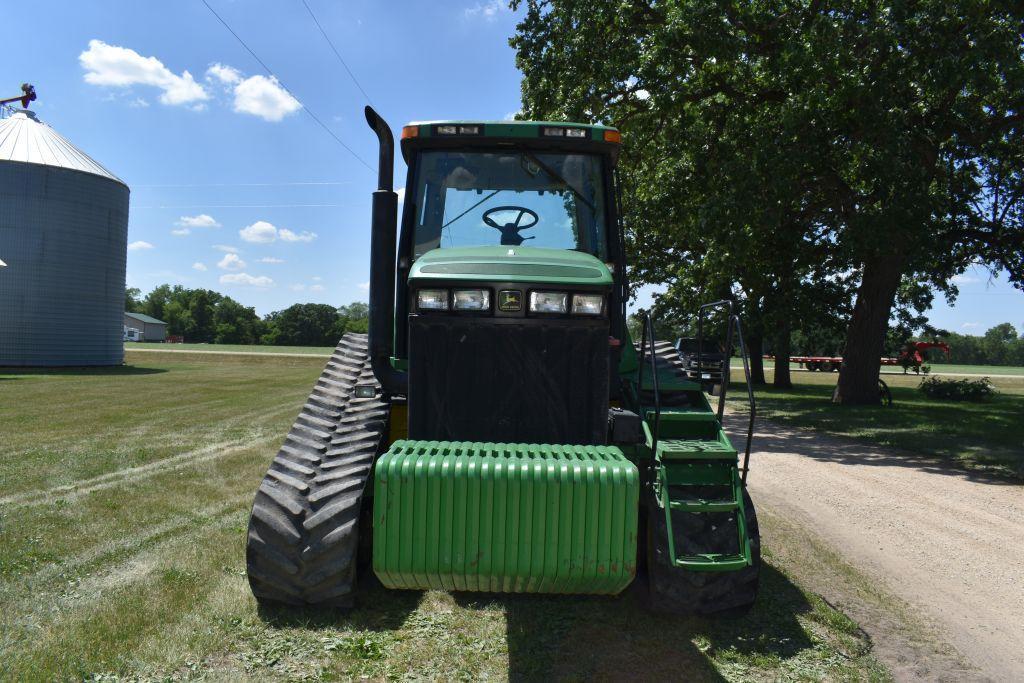 2001 John Deere 8410T, 6255 Hours, 24" Tracks, 3pt, Quick Hitch, 4 Hydraulic, 1000 PTO, Green Star