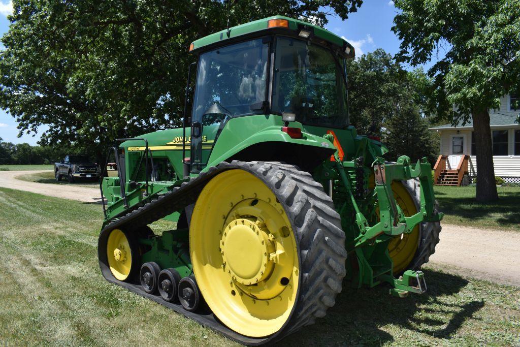 2001 John Deere 8410T, 6255 Hours, 24" Tracks, 3pt, Quick Hitch, 4 Hydraulic, 1000 PTO, Green Star