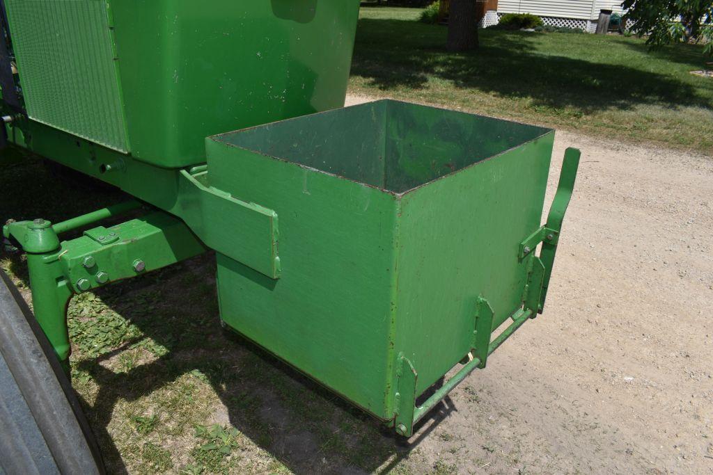 1990 John Deere 4455 2WD, 6716 Hours, 18.4x42 Duals, Rock Box, 3pt, Quick Hitch, 3 Hydraulic, Quad