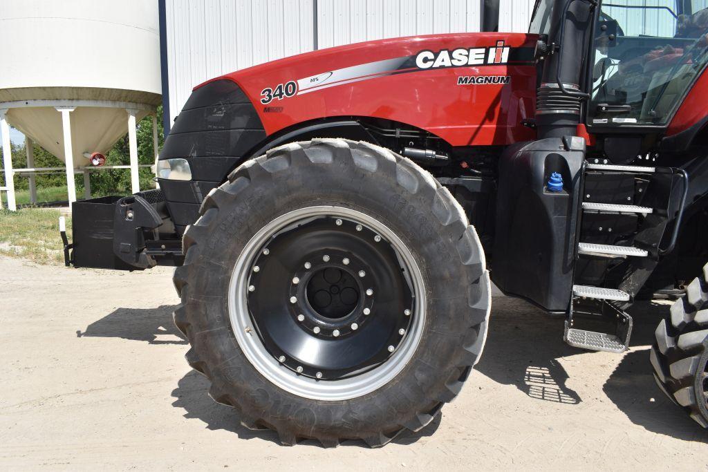 2016 Case IH 340 Magnum Row Track MFWD 1478 Actual Hours, 18 speed Power Shift, Left Hand Reverser,